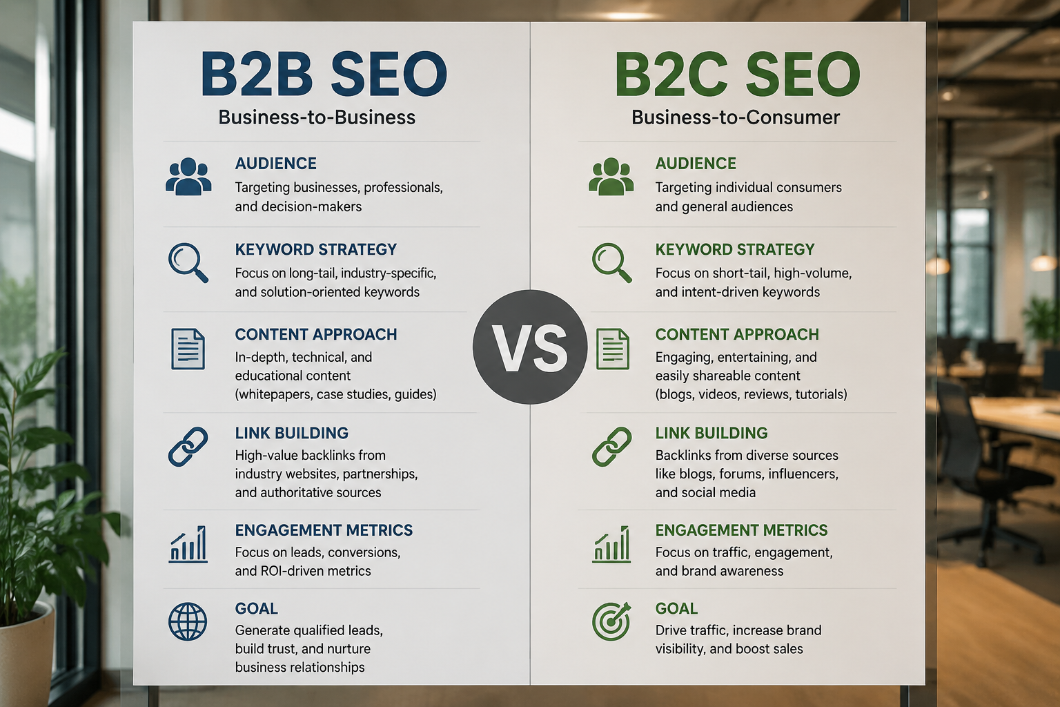 外贸B2B和B2C的SEO区别