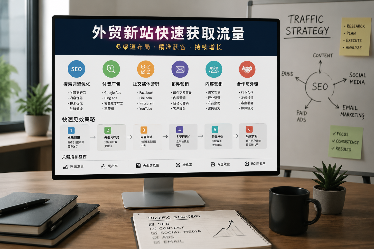 外贸新站怎么快速获取流量