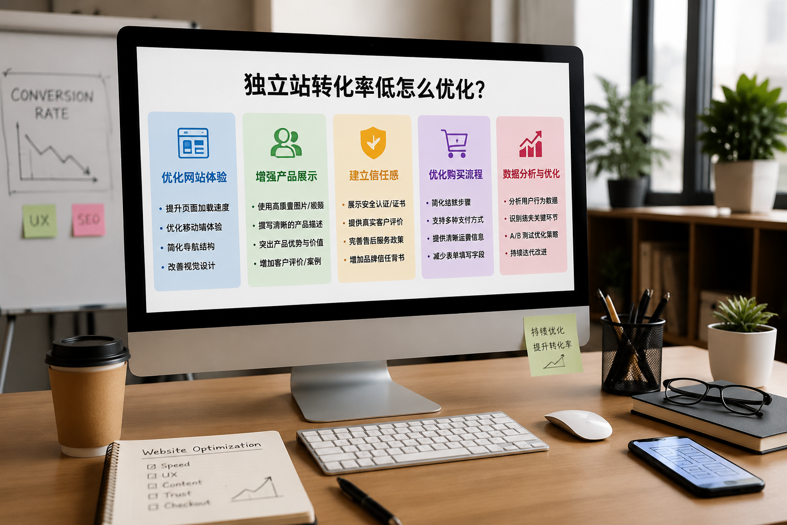 独立站转化率低怎么优化